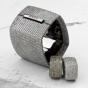 Bonato cubic bracelet and ring