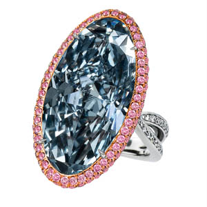 jacob & co blue diamond ring