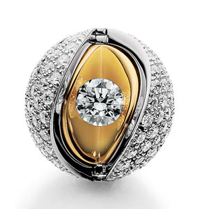 Jorg Heinz mystery diamond clasp