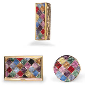 Judith Lieber - Glitzy-glamour evening jewellery in the shape of a purse