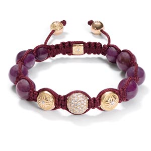 Shamballa diamond bracelet